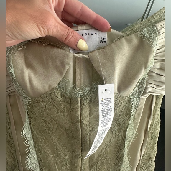 ASOS DESIGN satin patchwork lace midi dress - Picture 7 of 9